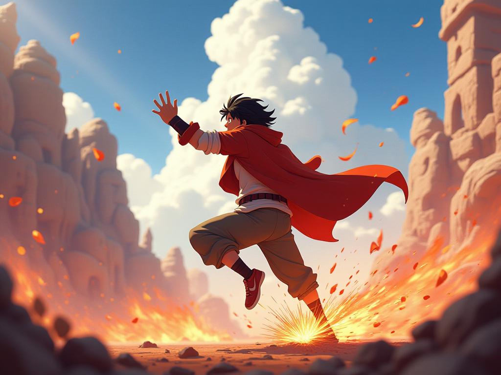 Hybrid 2D/3D Gaming Trailer Animation